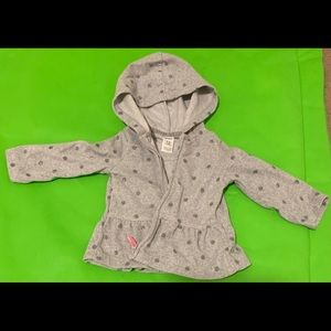 Carter’s Girls 12 Month Zip Up Fleece Jacket